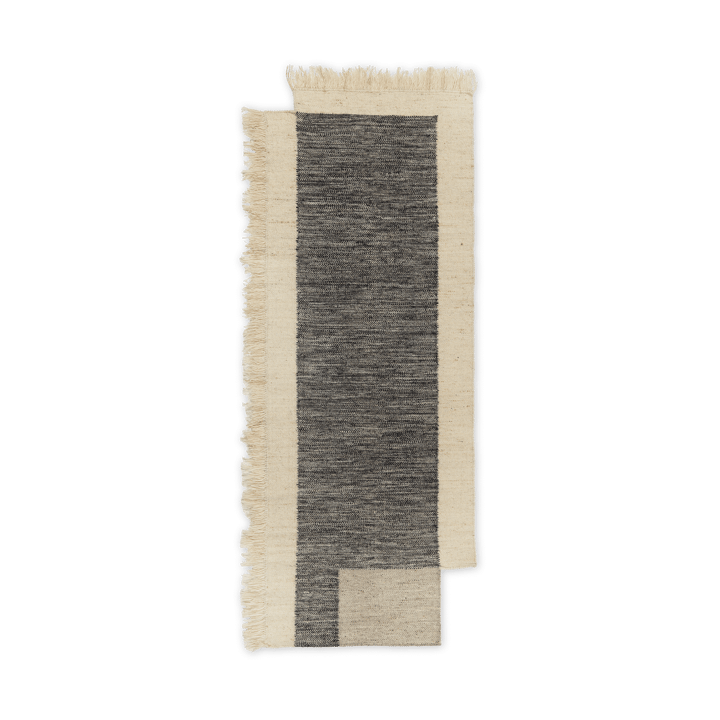 Counter gangteppe - Charcoal-Off-white, 80 x 200 cm
 - ferm LIVING