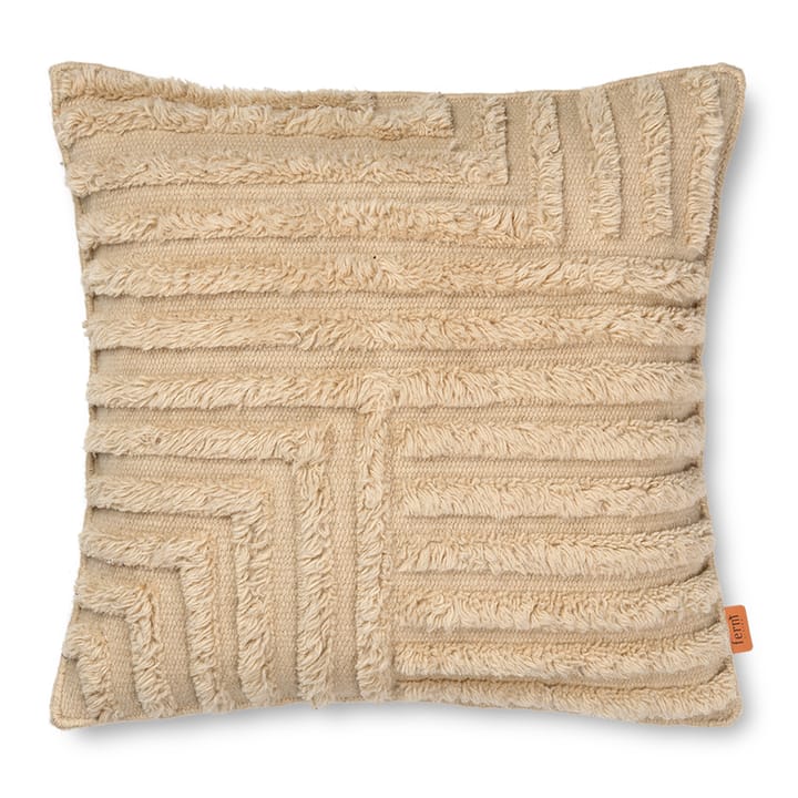 Crease pute 50 x 50 cm - Light Sand - ferm LIVING