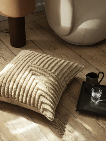 Crease pute 80 x 80 cm - Light Sand - ferm LIVING