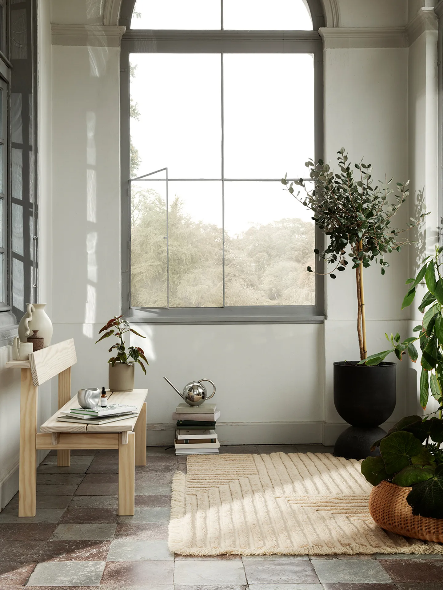 Crease ullteppe 160 x 250 cm, Light Sand Ferm Living