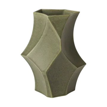 Cueva vase 26 cm - Dark sage - Ferm Living