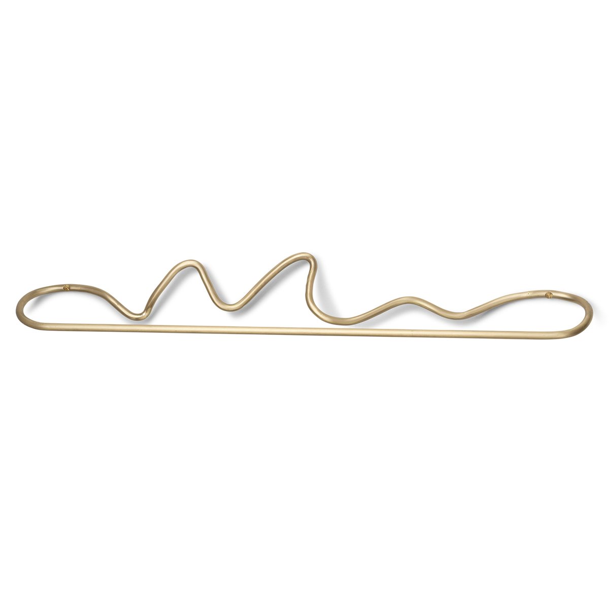 Ferm Living Curvature håndklehenger Messing
