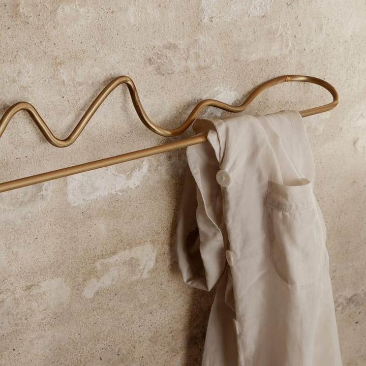 Curvature håndklehenger, Messing Ferm Living