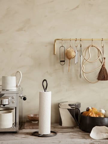 Curvature tørkerullholder - Svart mssing - Ferm Living
