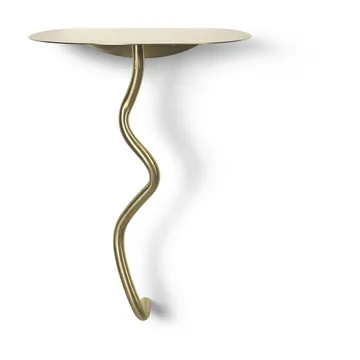 Curvature veggbord - Brass - Ferm Living
