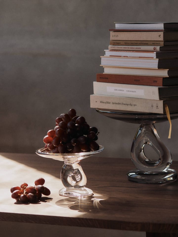 Damo glass midtstykke fat Ø21 cm, Klart Ferm Living