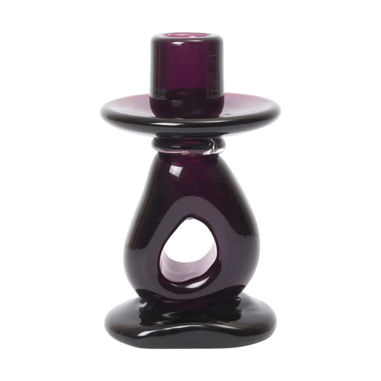 Damo lysestake 16 cm, Dark grape Ferm Living