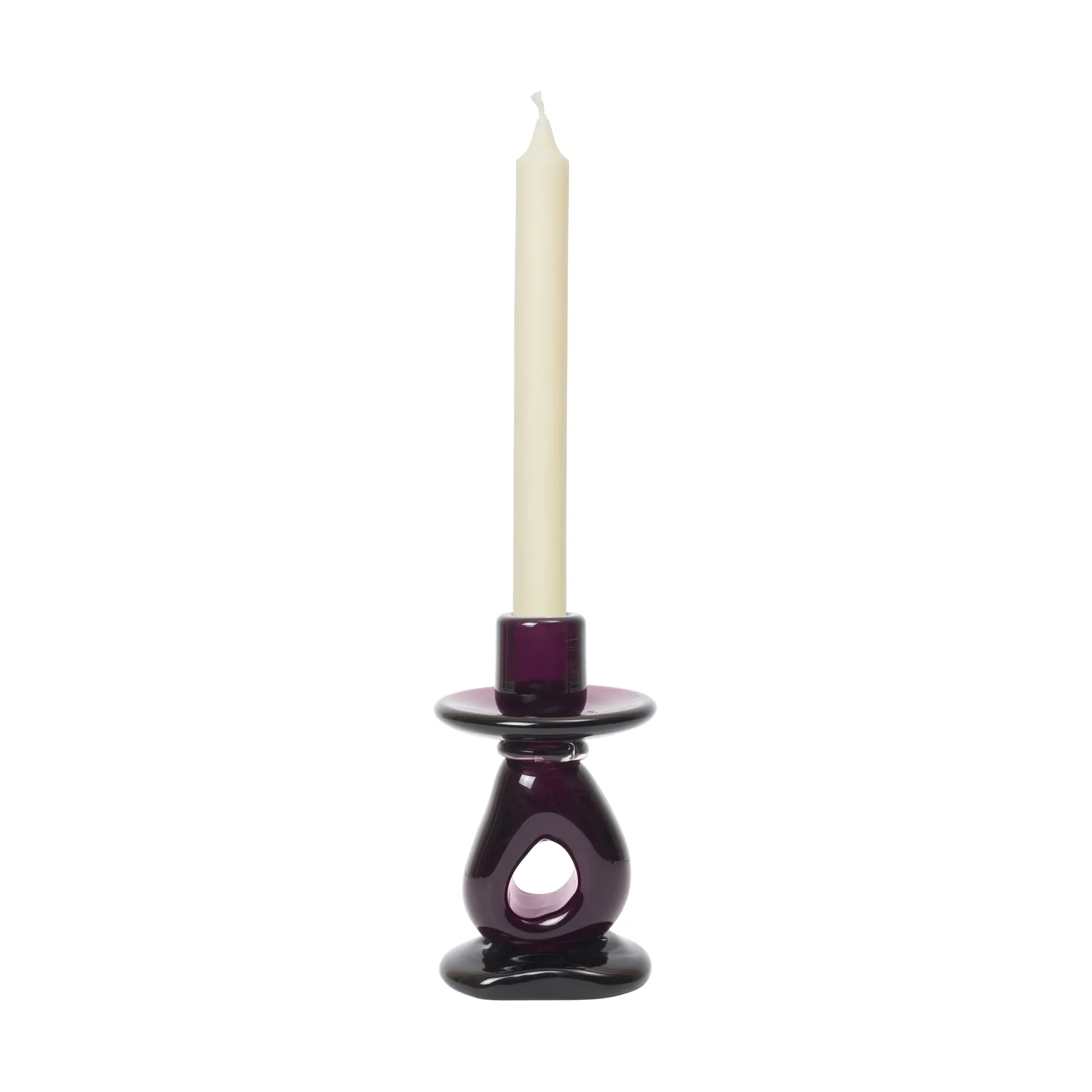 Damo lysestake 16 cm, Dark grape Ferm Living