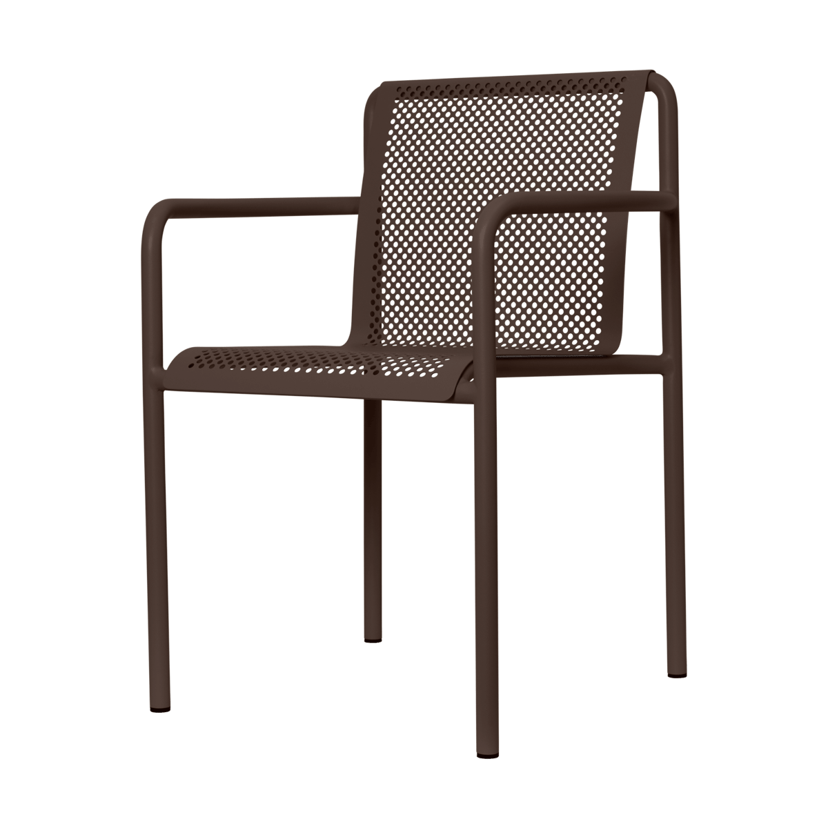 Ferm Living Dapple stol med armlener Dark Chocolate