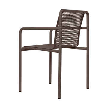 Dapple stol med armlener - Dark Chocolate - Ferm Living
