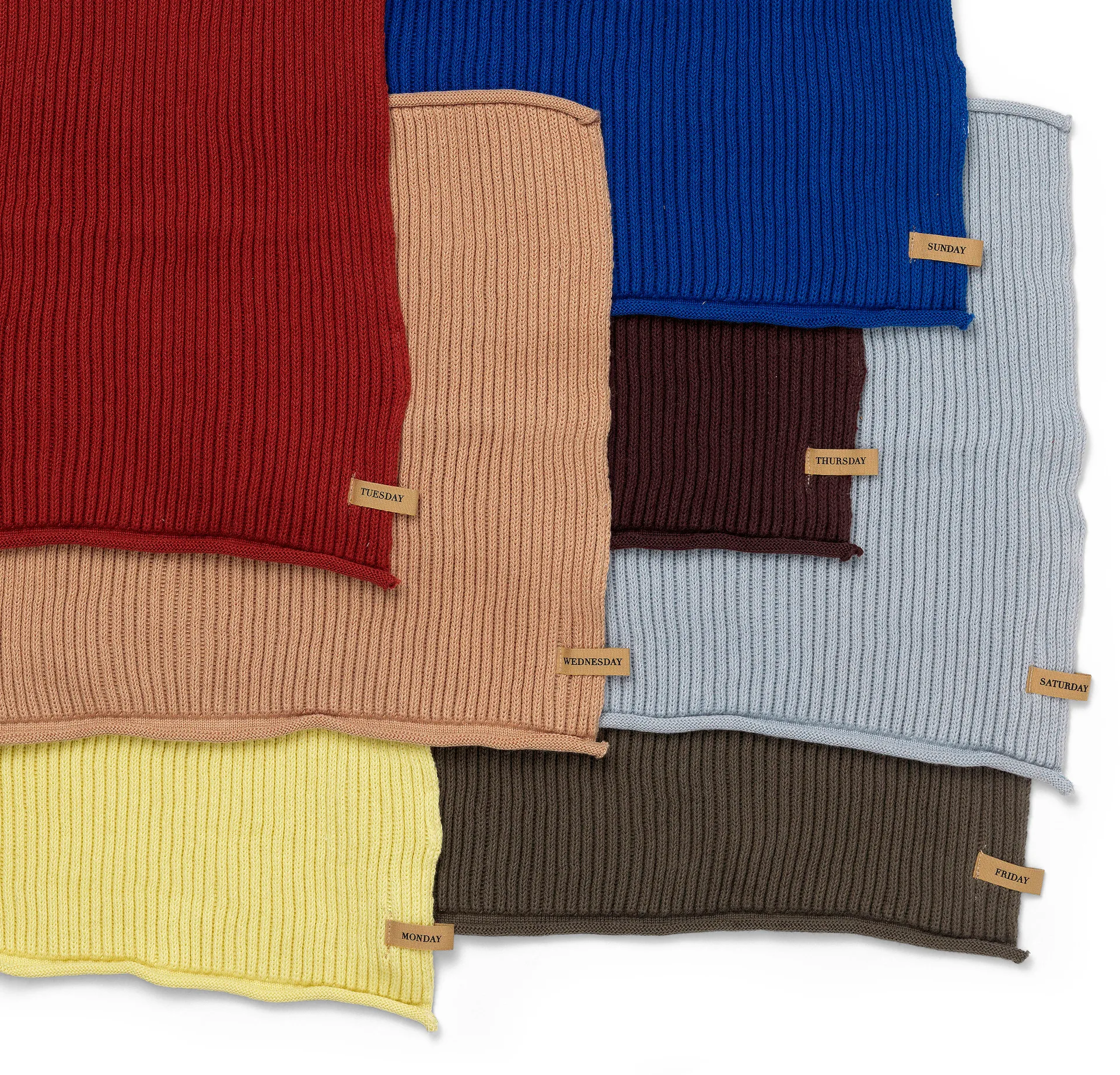 Day klut 7-pakning 26 x 26 cm, Multi Ferm Living