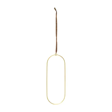 Deco dekorasjonsringer 3-pakning - Messing - Ferm Living