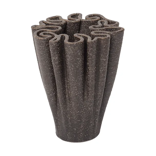 Dedali vase 11 cm - Dark brown - Ferm Living