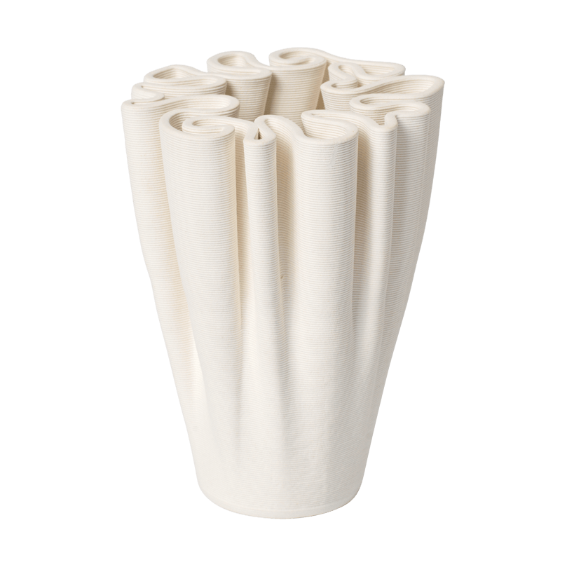 Bilde av Ferm Living Dedali vase 11 cm Off-white