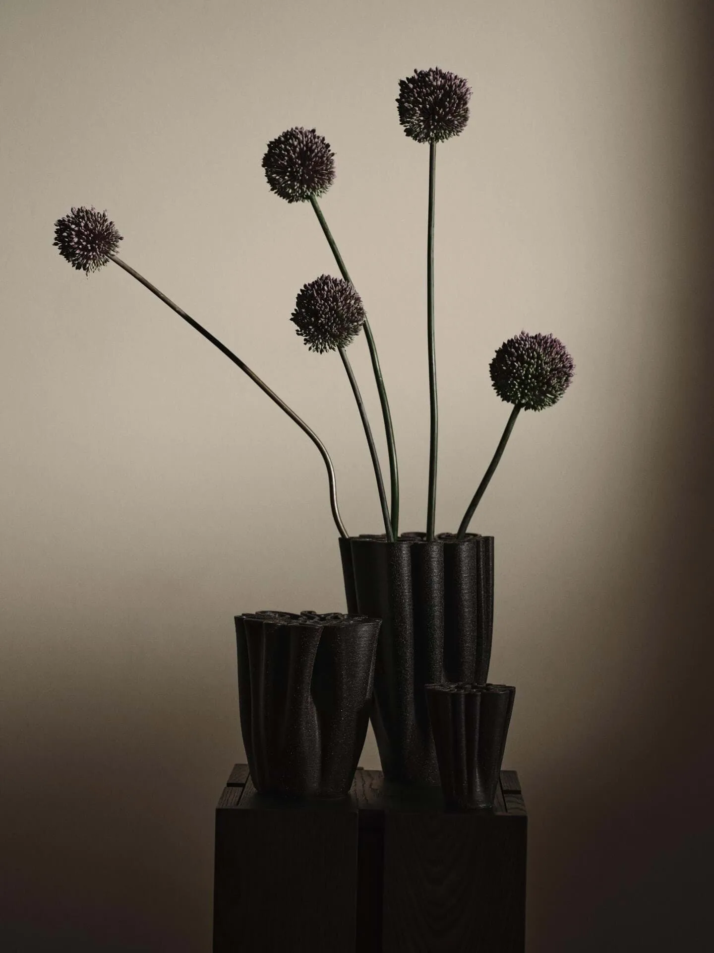 Dedali vase 18 cm, Dark brown Ferm Living