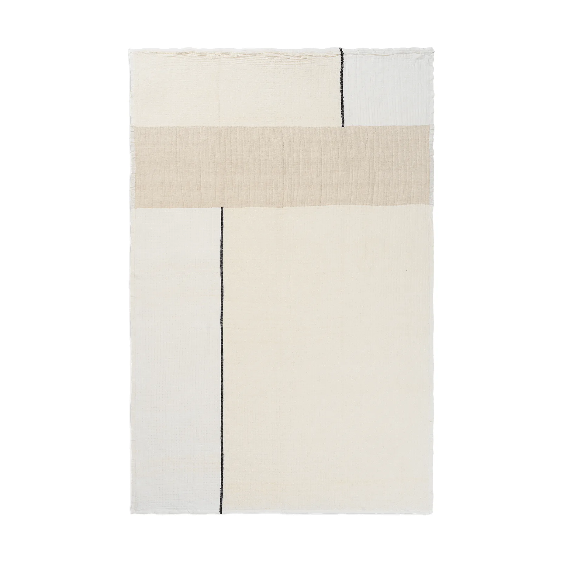 Dela pledd 120x170 cm, Natural-Off-white Ferm Living