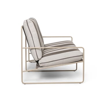 Desert 2-seters sofa - Cash stripe-chocolate - Ferm Living