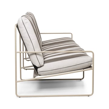 Desert 3-seters sofa - Cash stripe-chocolate - ferm LIVING