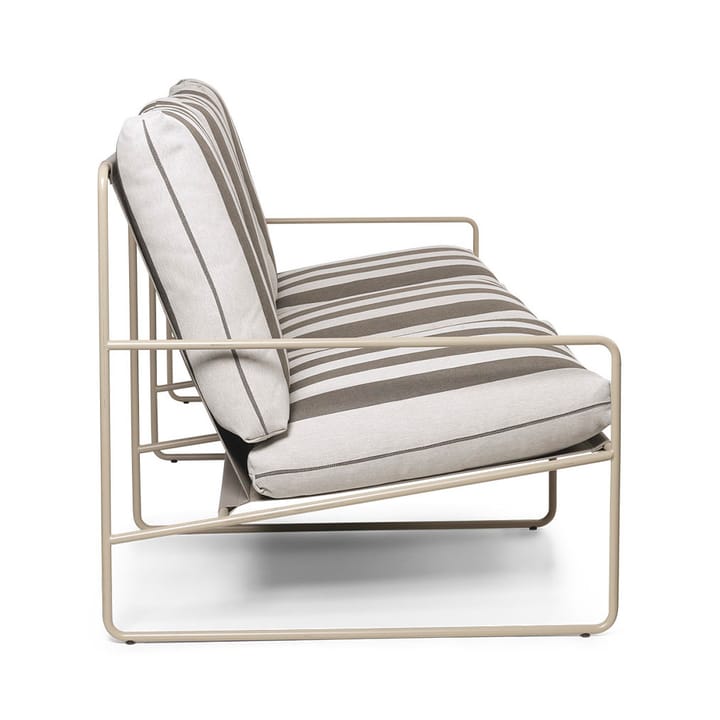 Desert 3-seters sofa - Cash stripe-chocolate - ferm LIVING