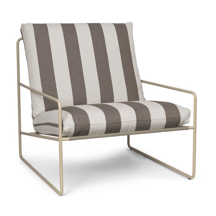 Desert lenestol - Cash stripe-chocolate - Ferm Living