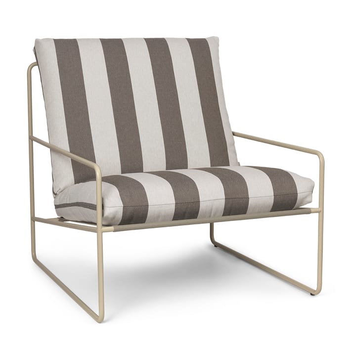 Desert lenestol - Cash stripe-chocolate - Ferm LIVING