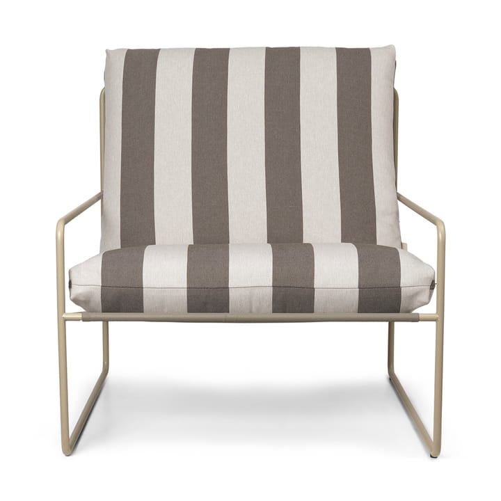 Desert lenestol - Cash stripe-chocolate - ferm LIVING