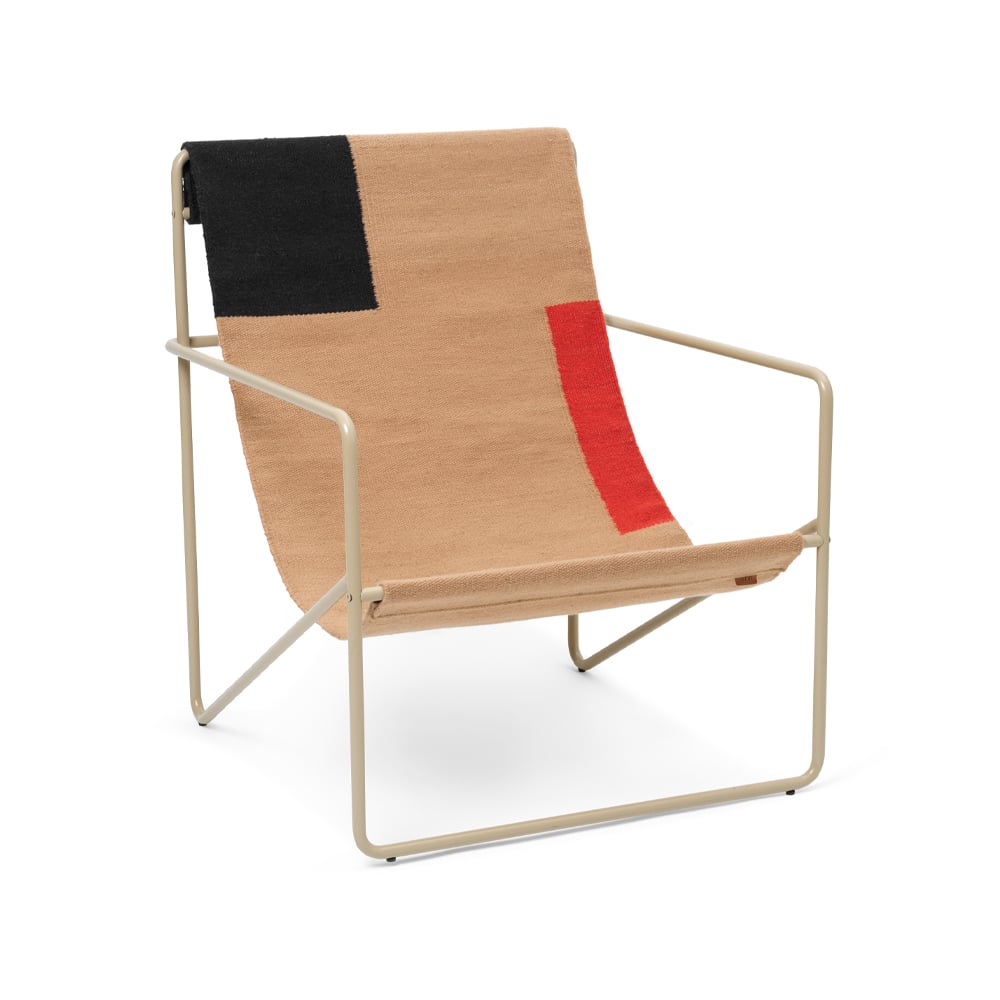 Ferm Living, Desert Lounge Lenestol Cashmere/Block