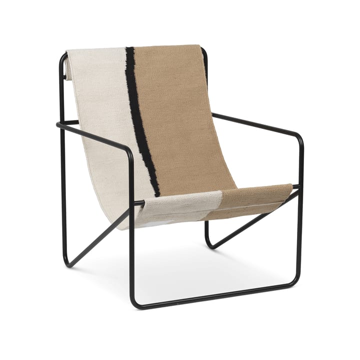 Desert loungestol - Soil, svart stativ - Ferm Living