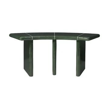 Deya Curved sittebenk - Dark green, 110x40x45,5 cm - Ferm Living