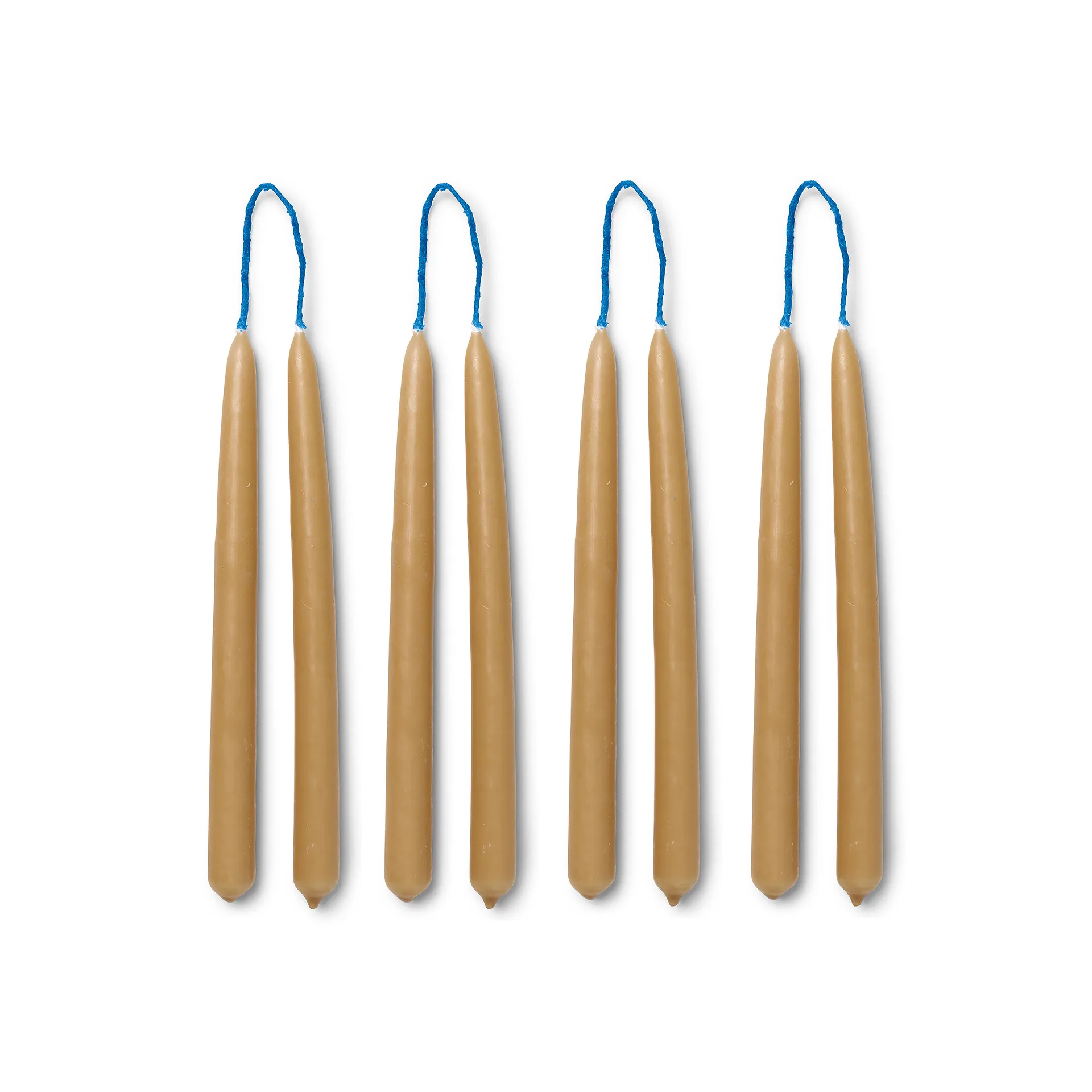 Dipped candles håndlagde lys 15 cm 8-pakning, Straw Ferm Living