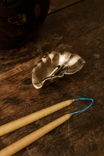 Dipped candles håndlagde lys 15 cm 8-pakning - Straw - Ferm Living