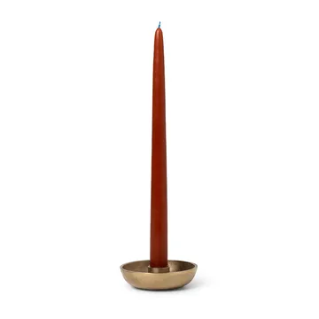 Dipped candles håndlagde lys 30 cm 2-pakning - Rust - Ferm Living