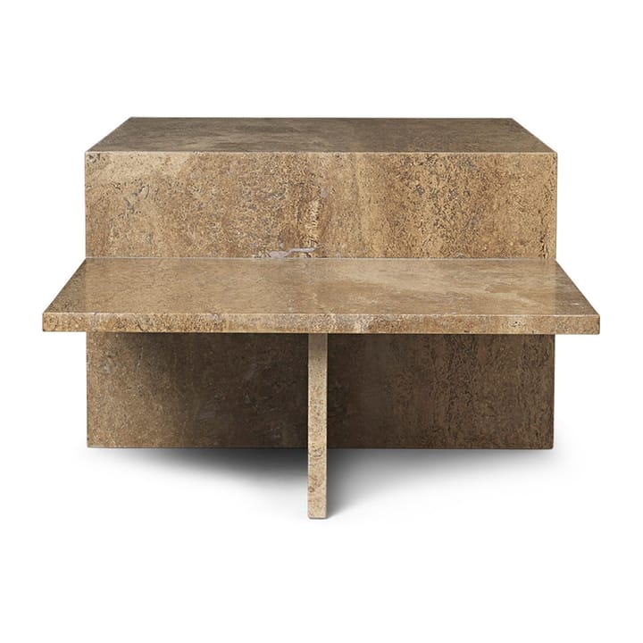 Distinct salongbord, Dark Brown Travertine Ferm Living