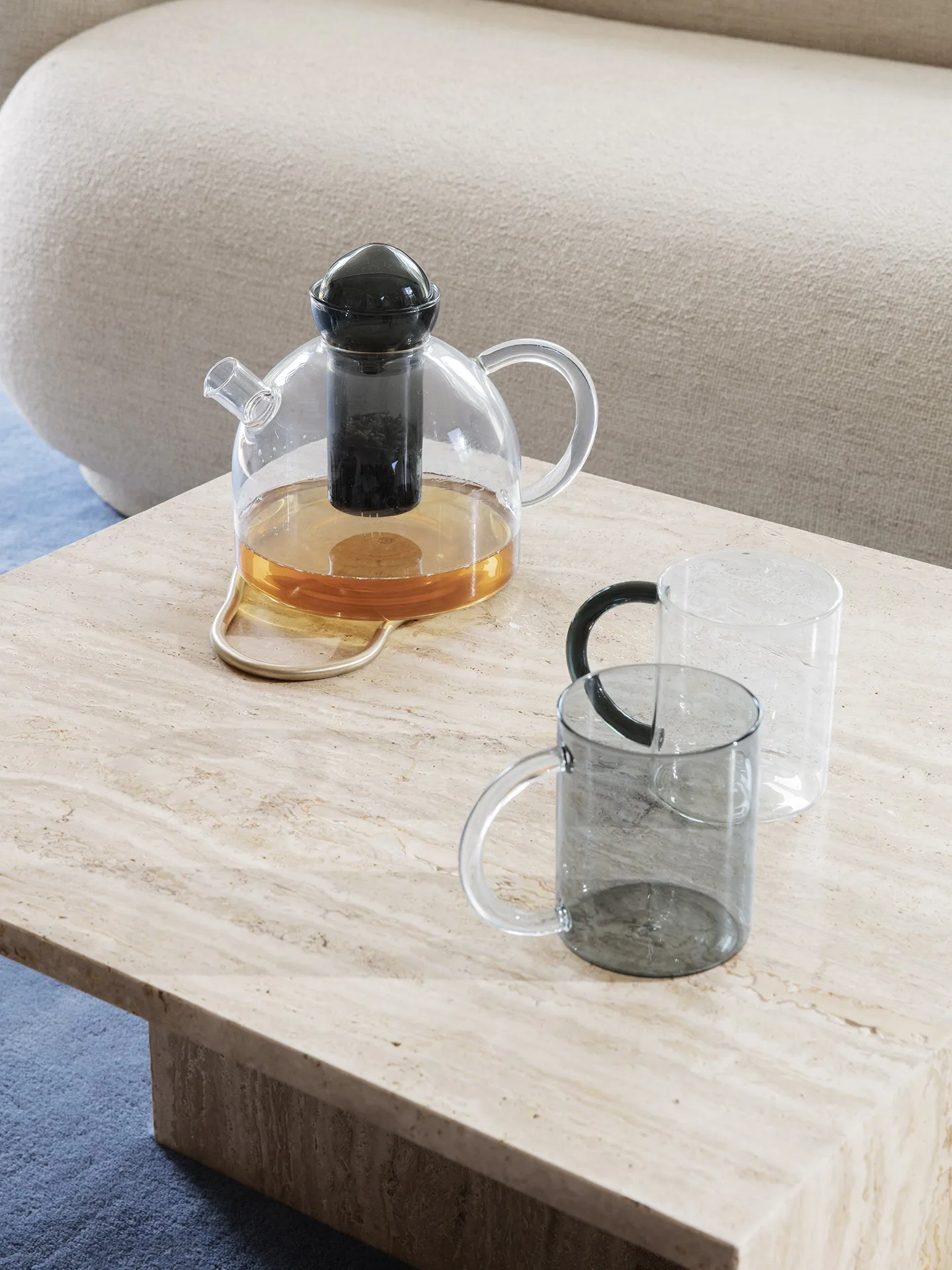 Distinct salongbord, Travertin Ferm Living
