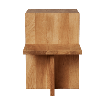 Distinct sidebord kalkstein 59,5x35x50 cm - Natural oak - Ferm Living