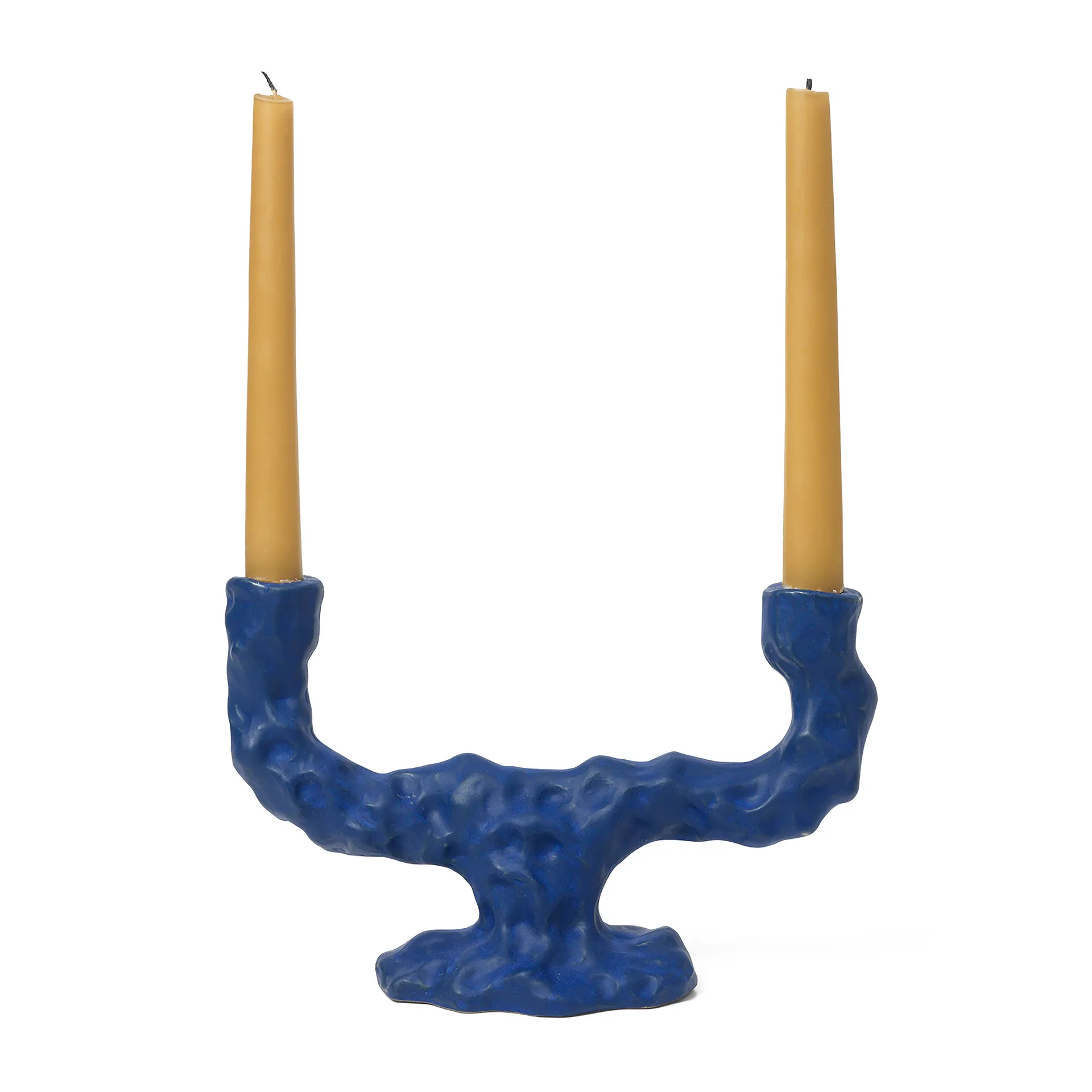 Dito lysestake dobbel, Bright blue Ferm Living