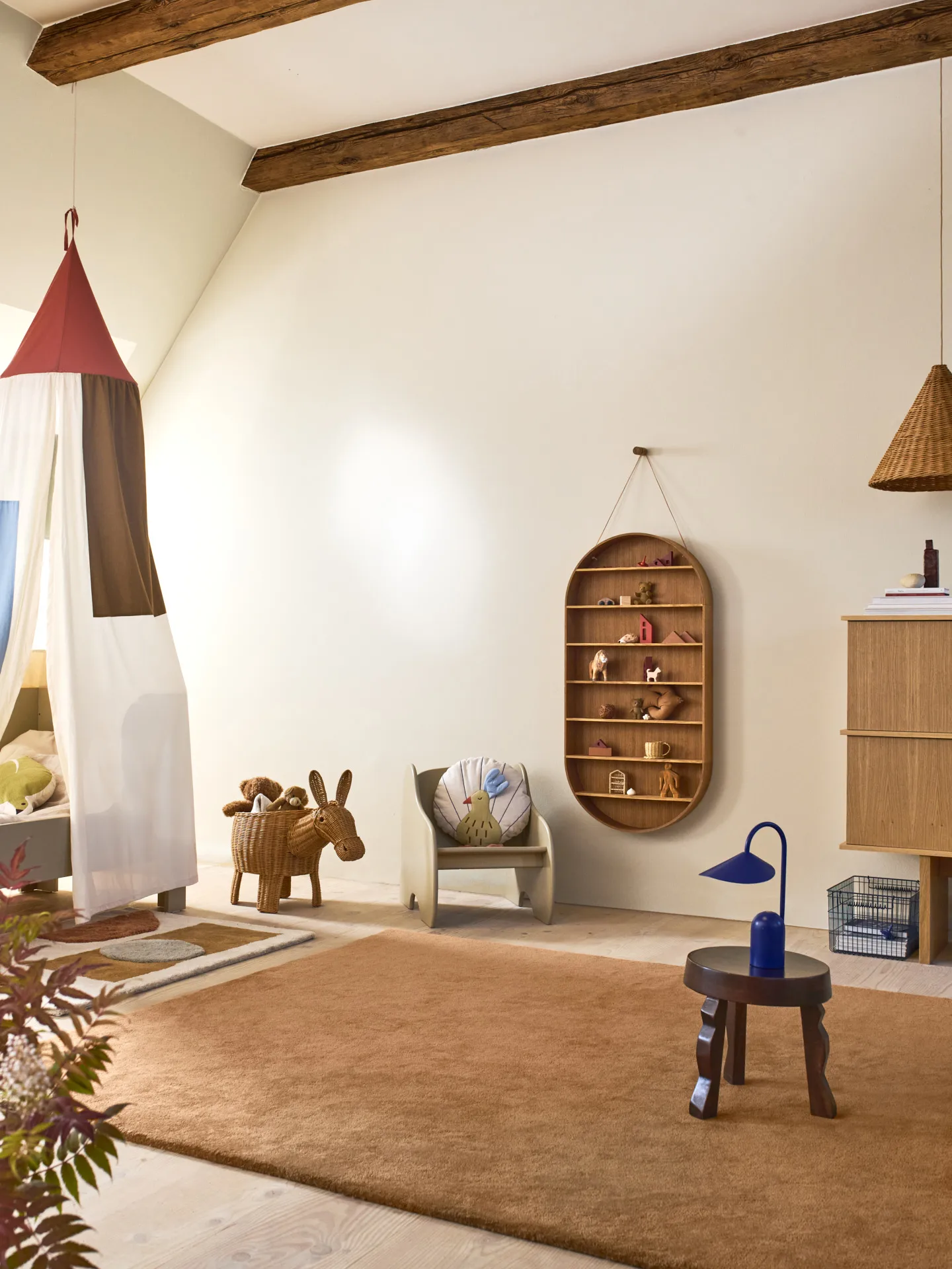 Donkey oppbevaringskurv 49x35x66 cm, Natural Ferm Living