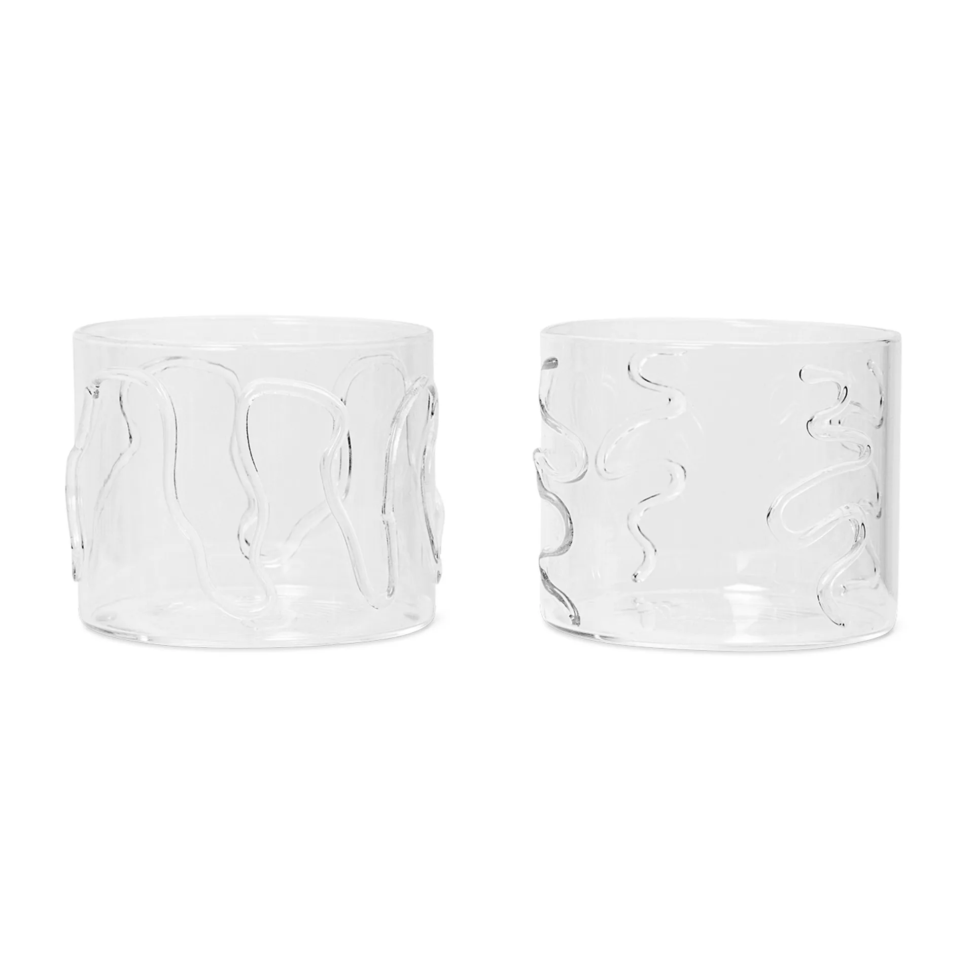 Doodle drikkeglass low 2-pakning, 20 cl Ferm Living