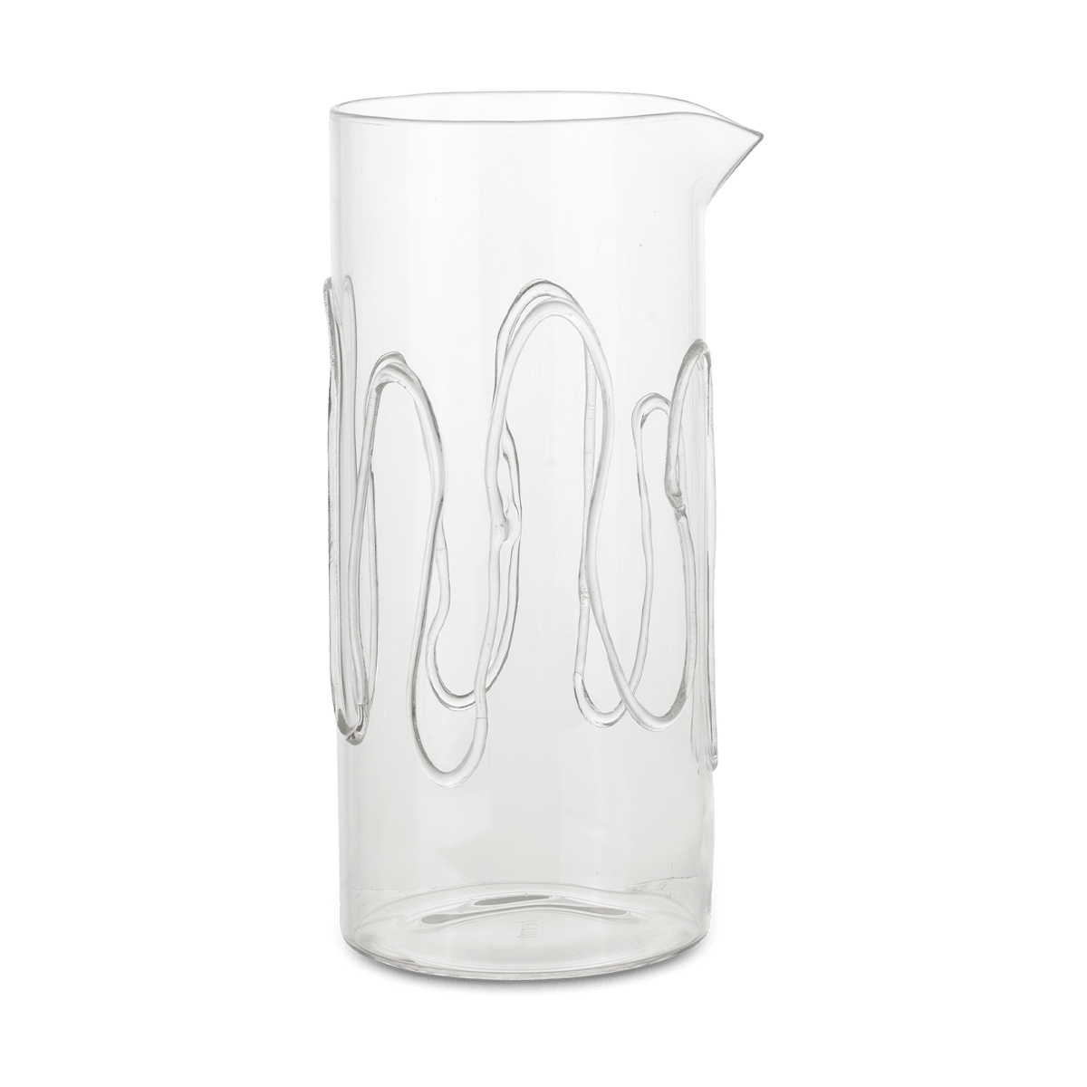 Ferm Living Doodle karaffel 1,2 L Clear | Skandinavisk Design | Vannkarafler & Vannmugger | Gjennomsiktig