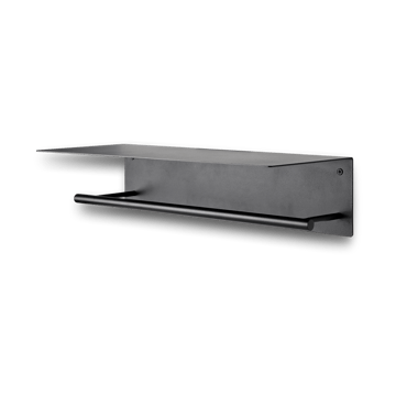 Dora håndklehenger med hylle - Black - Ferm Living