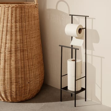 Dora toalettpapirholder - Black - ferm LIVING