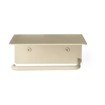 Dora toalettpapirholder med hylle - Cashmere - Ferm Living