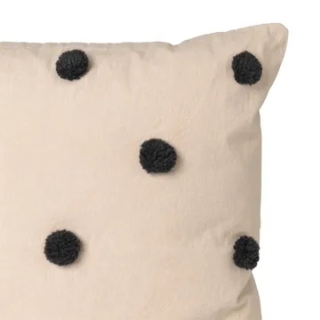 Dot pute 50x50 cm - Sand-black - Ferm Living