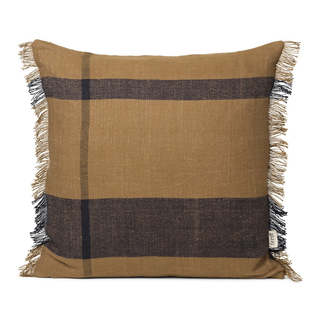 Bilde av ferm LIVING Dry pute 50x50 cm Sugar kelp-black