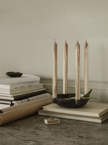 Dryp stearinlys 2-pakning - Beige - Ferm Living