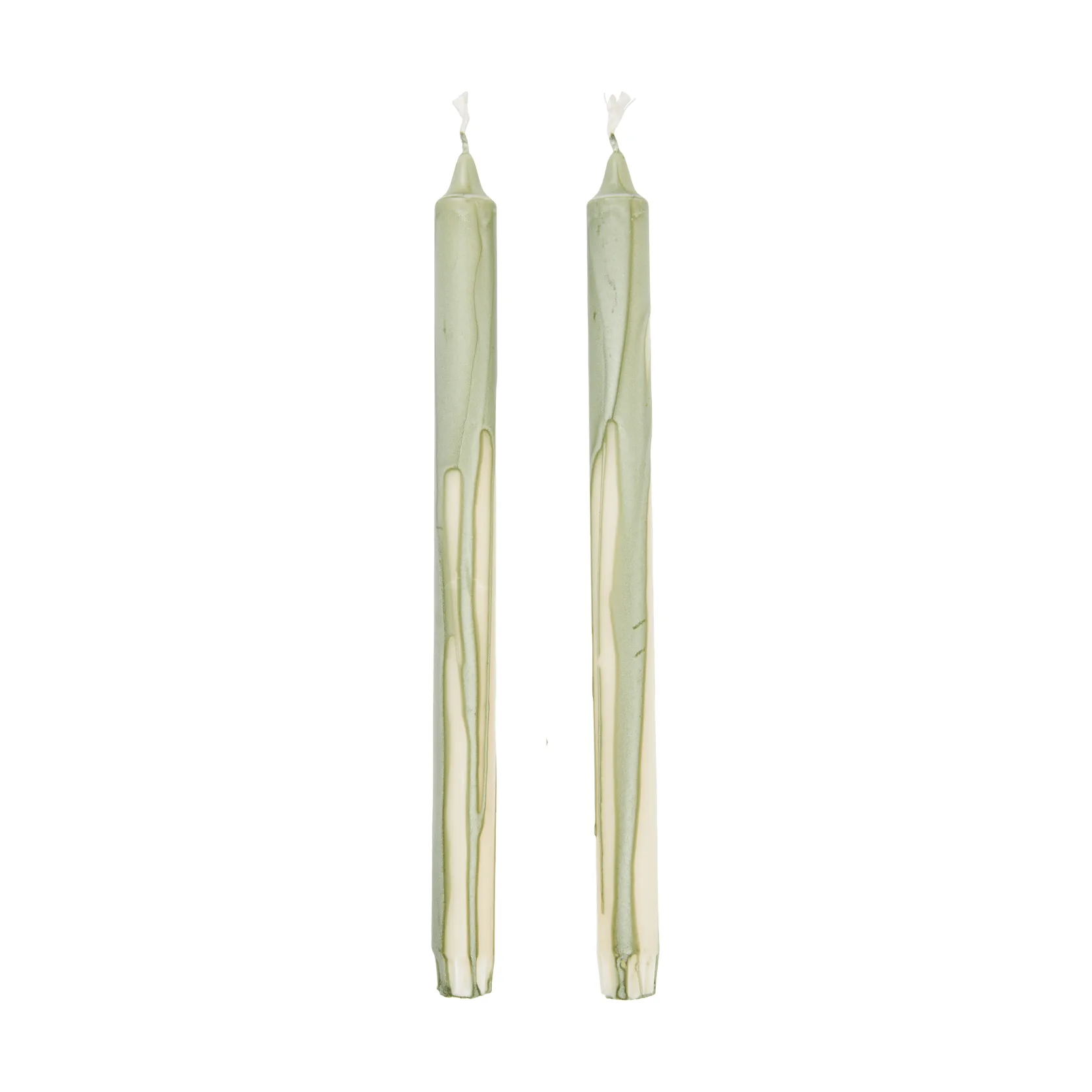 Dryp stearinlys 2-pakning, Tea Green Ferm Living