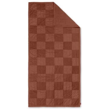 Duo quiltet teppe 90 x 187 cm - Red Brown Tonal - Ferm Living