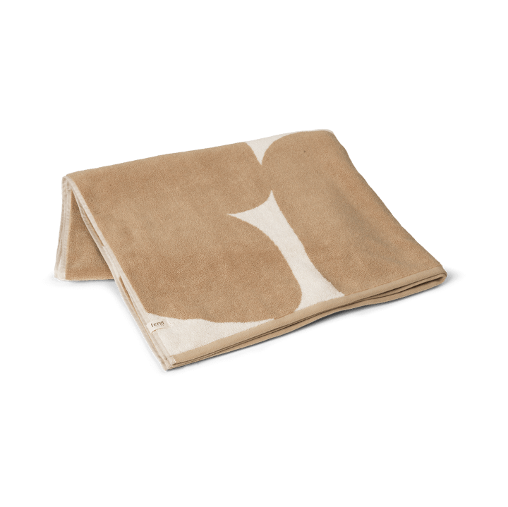 Ebb badelaken 100x150 cm - Sand, off-white - Ferm Living