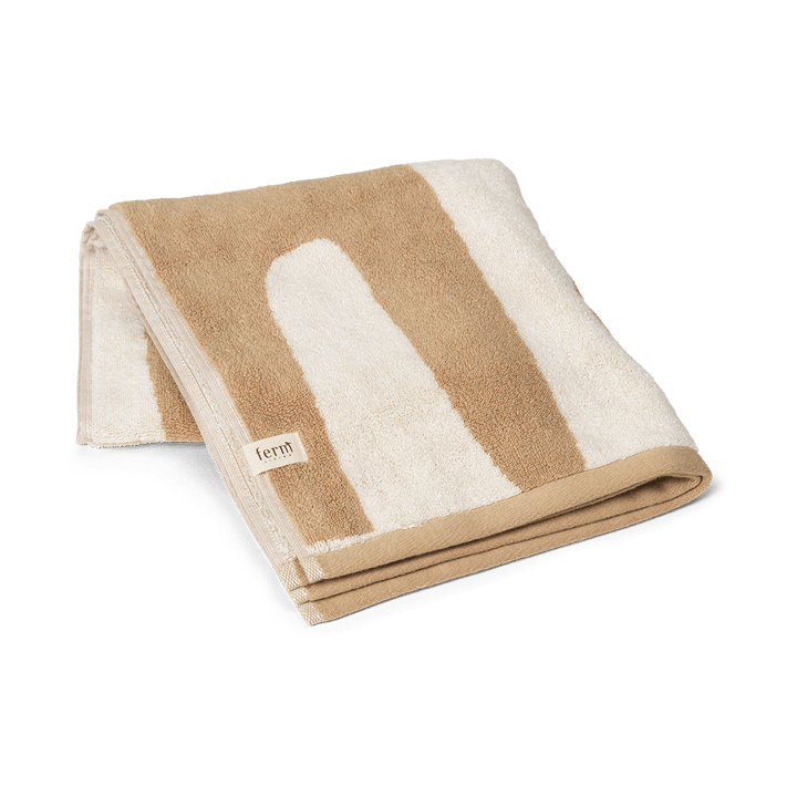 Ebb håndkle 50x100 cm - Sand, off-white - Ferm Living
