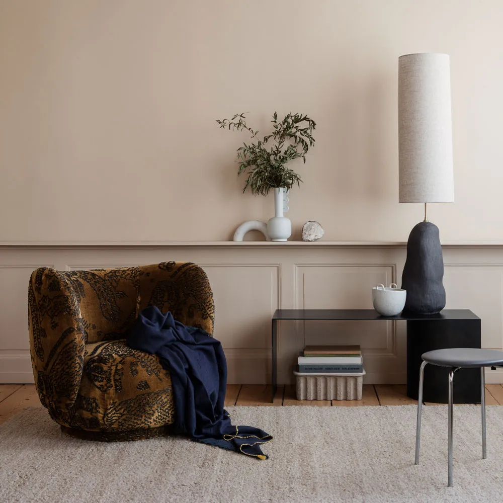 Eclipse lampeskjerm, curry, long Ferm Living